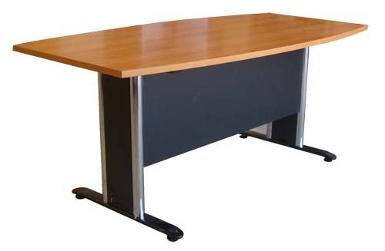 โต๊ะประชุมรูปวงรี 6-8 ที่นั่ง ขาชุบโครเมี่ยม TBN-1801