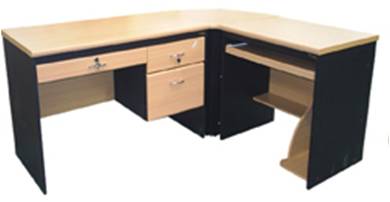 TBN-G12 ชุดโต๊ะทำงานหน้าโต๊ะห่อหุ้มด้วย PVC กันน้ำ